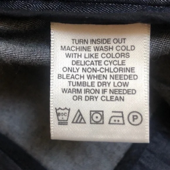 Kate Hill Women’s Light Weight Cotton Blue Denim Cropped Blazer/Jacket Size 10P - Picture 16 of 16